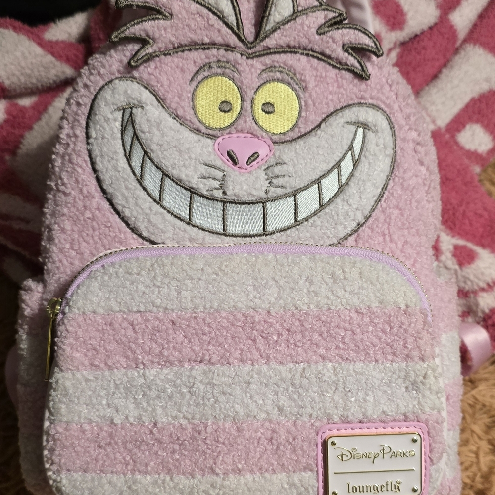Loungefly Pink Cheshire Cat Backpack
